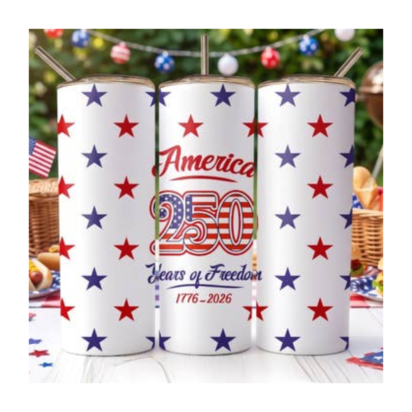 USA 250th Anniversary Tumbler