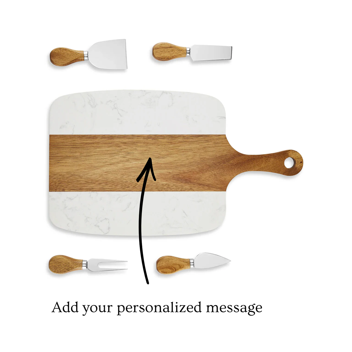 Marble Serving Board Set