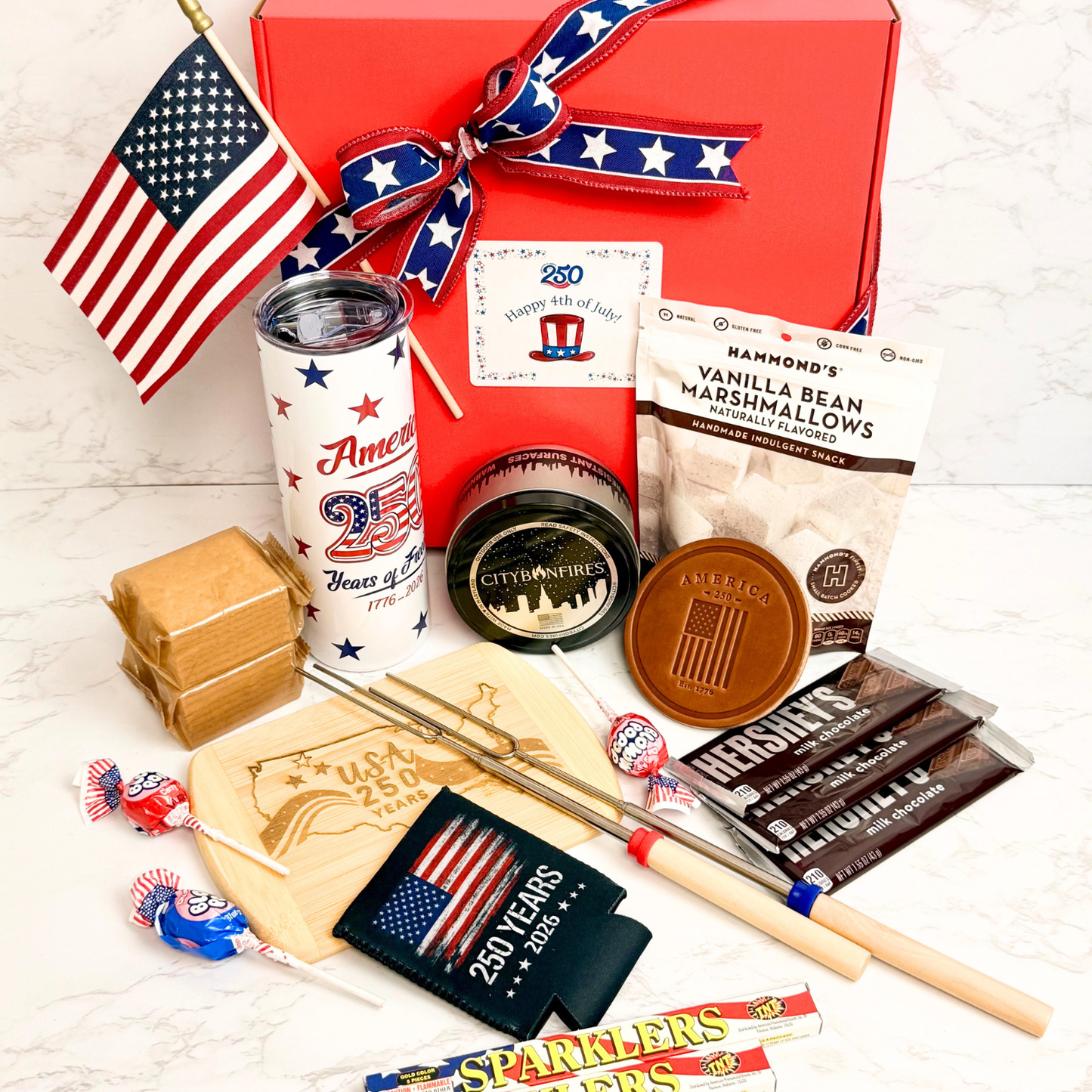 🎉🔥 250 Celebration S’mores Gift Box 🔥🎉