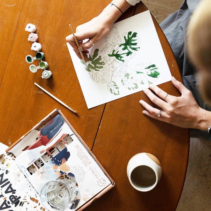 “It’s a Beautiful Day to Paint” Citrus Art Gift Box